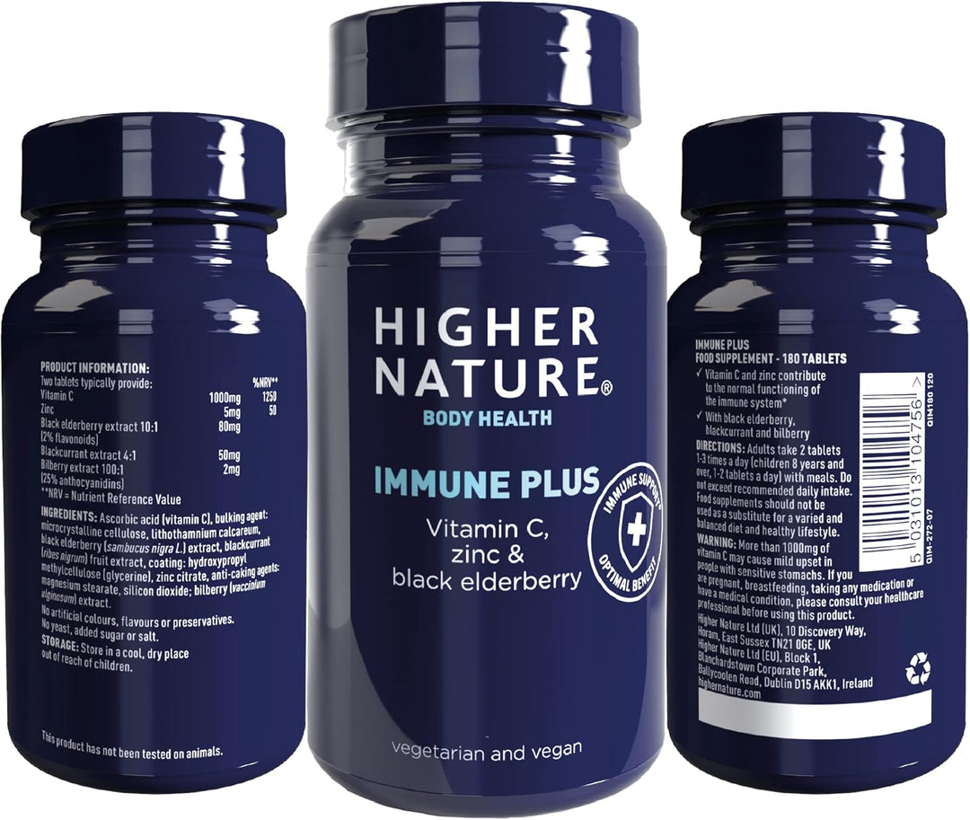 Higher Nature Immune Plus (90) Immune System