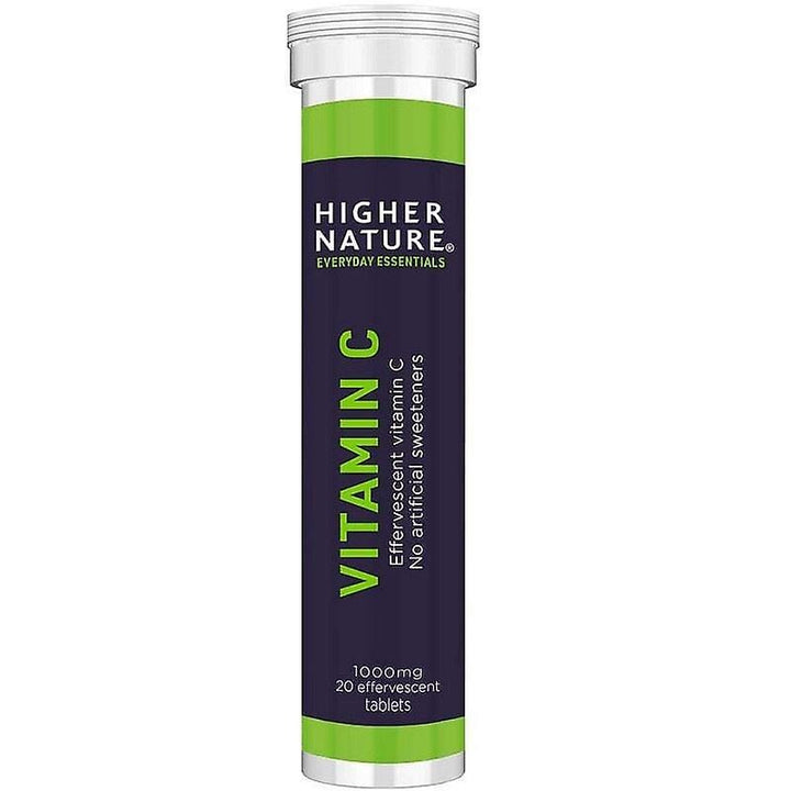 Higher Nature Vit C Effervescent 1000mg (20) Immune System