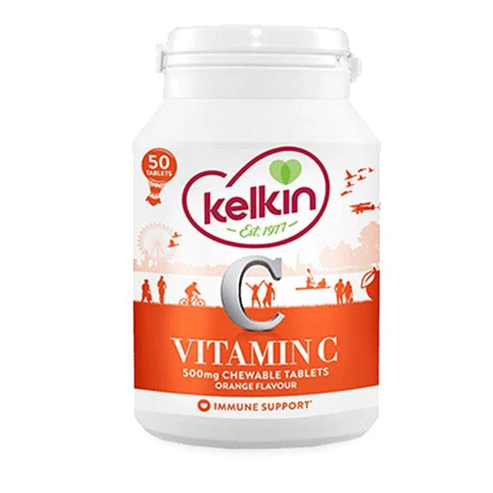 Kelkin Vitamin C Chewable 500mg Tablets (50) Immune System