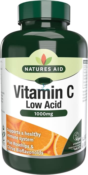 Natures Aid Vitamin C 1000mg ~ Low Acid (30) Immune System