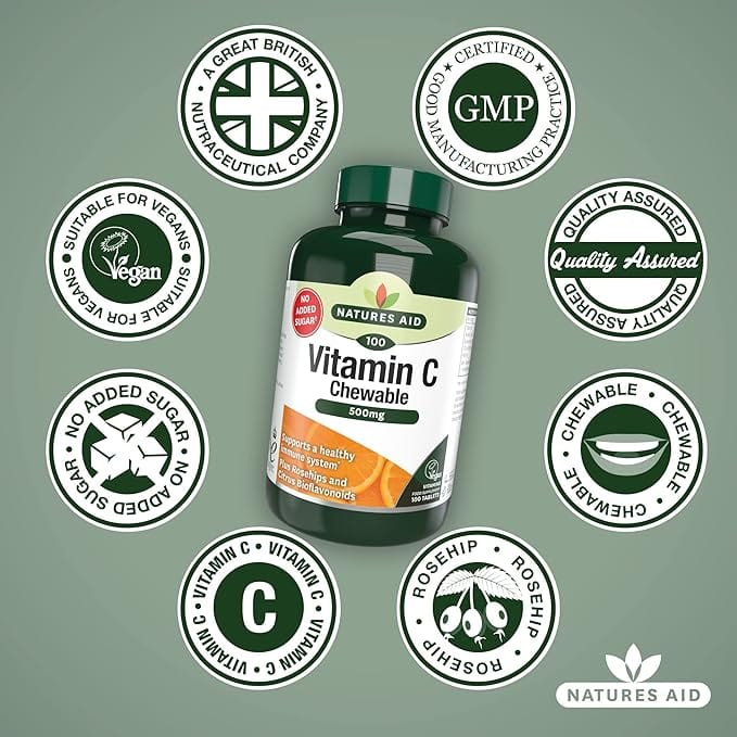 Natures Aid - Vitamin C 500mg (50) Immune System