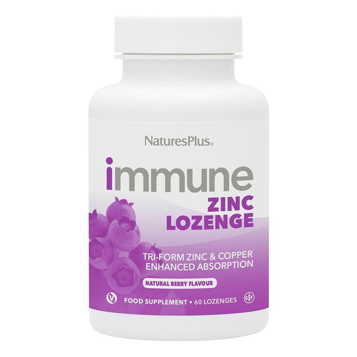 Natures Plus Immune Zinc Lozenges 60 Immune System