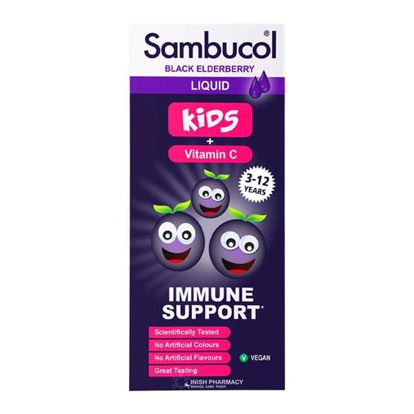 Sambucol Liquid For Kids with Vitamin C (120ml) Immune System Sambucol Liquid For Kids with Vitamin C (120ml)