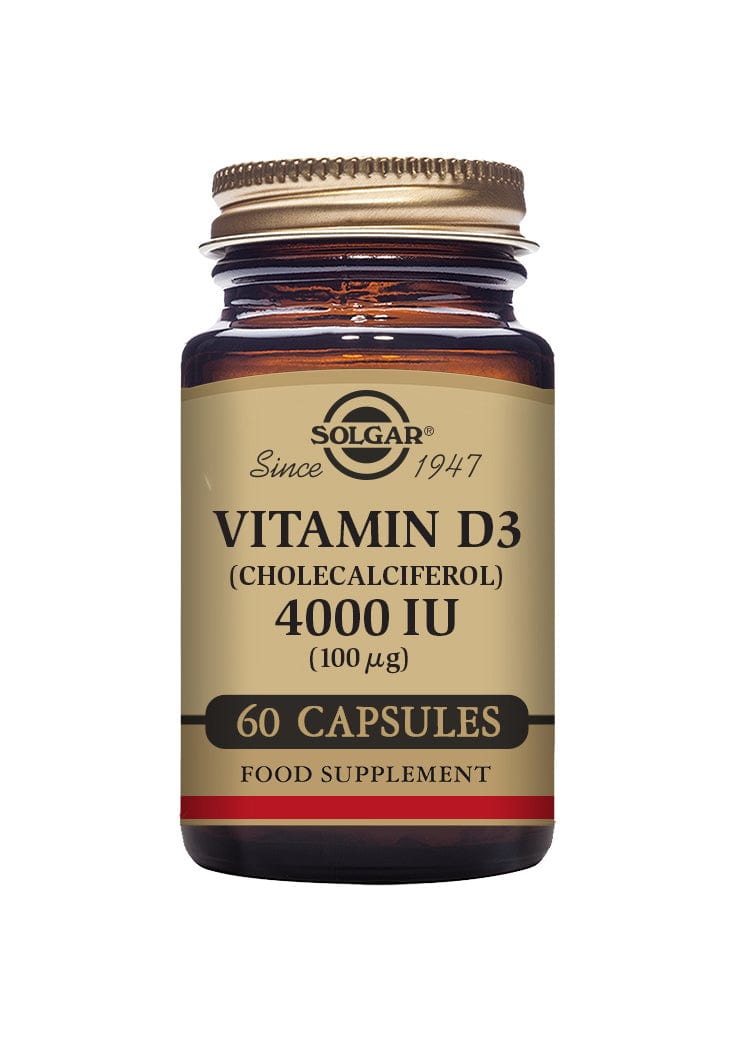 Solgar Vitamin D3 4000IU Capsules (60) Immune System