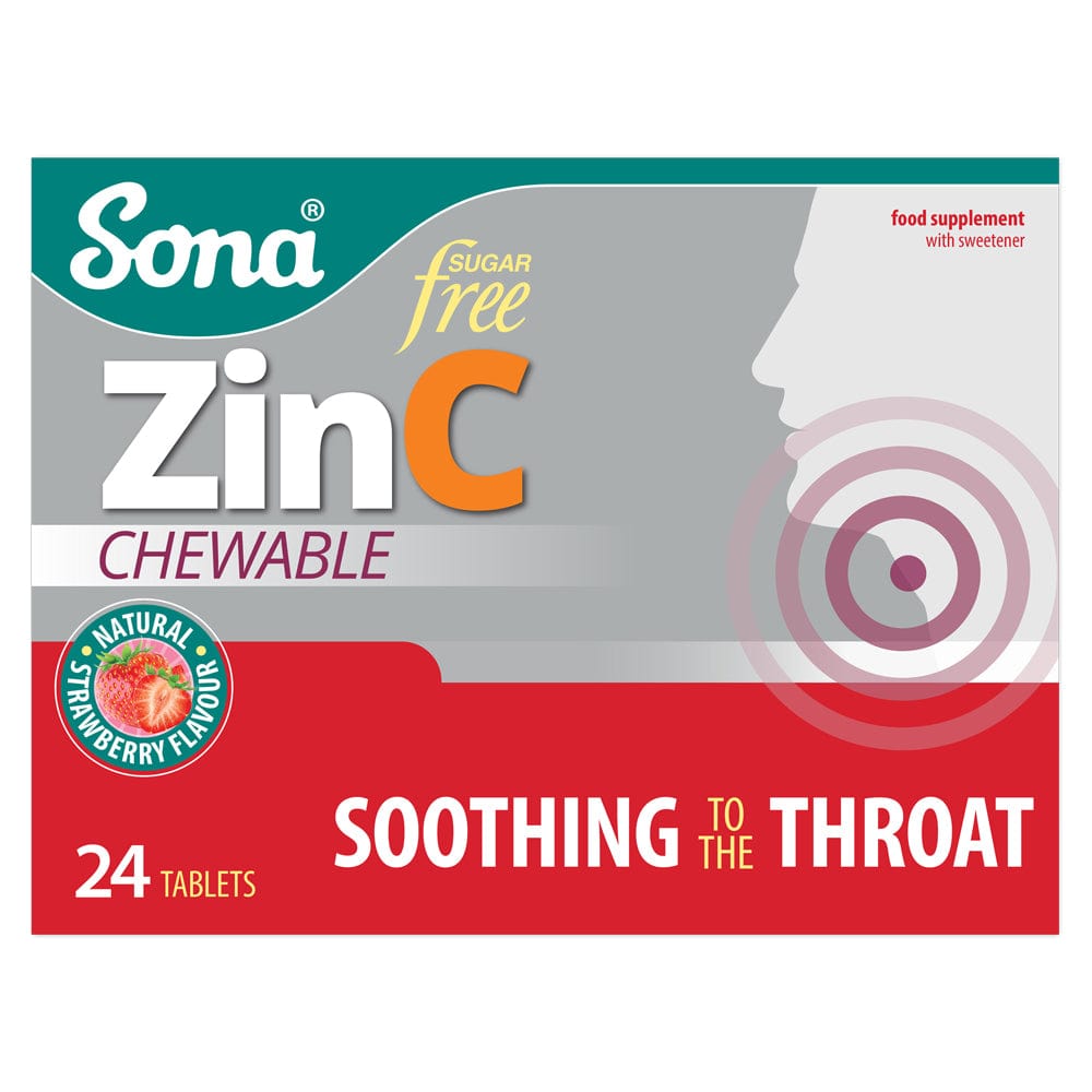 Sona - Zinc Chewable Tablets (24) Immune System