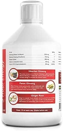 Swedish Nutra Ginseng Energy 500ml Immune System