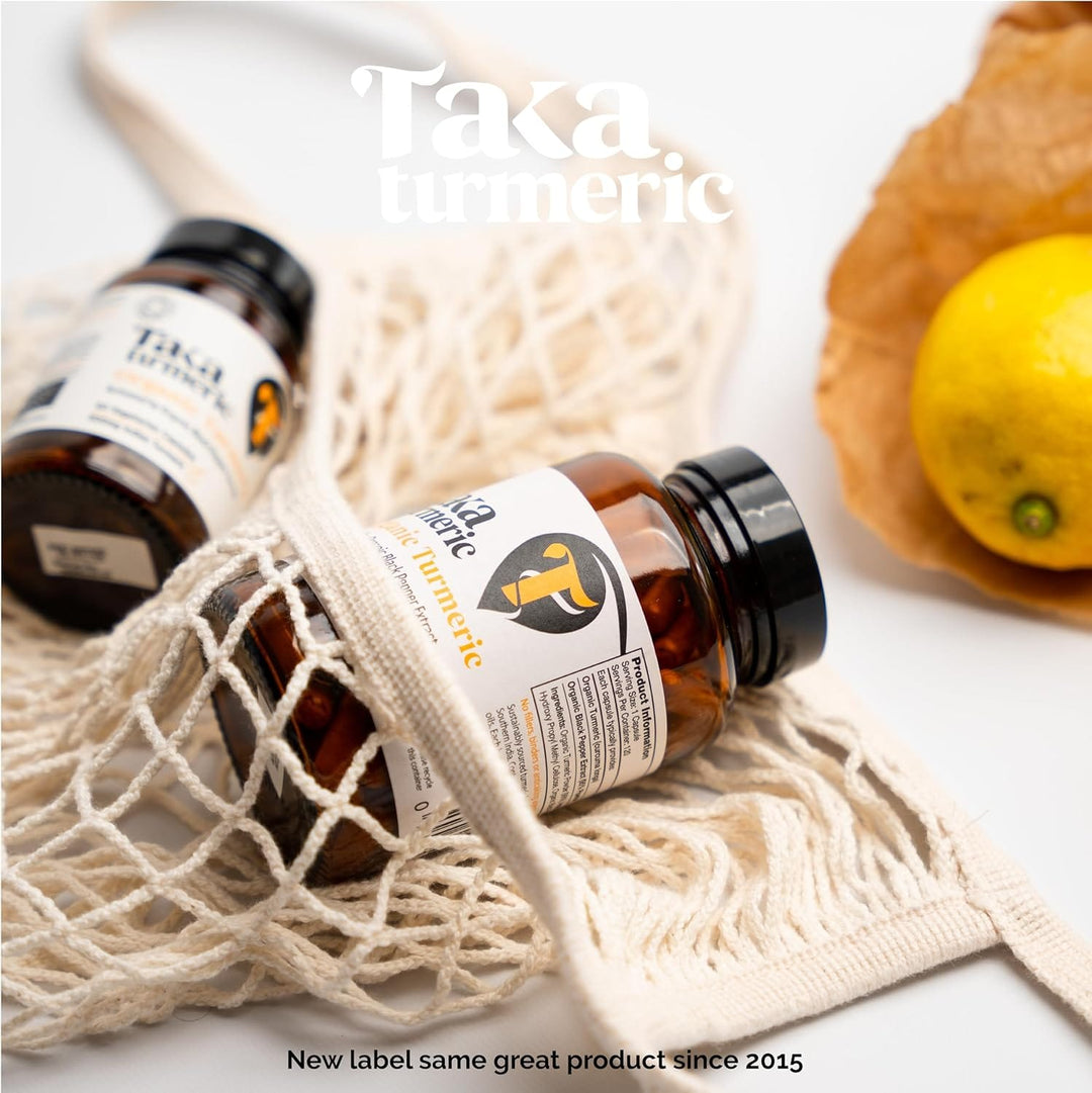 Taka Turmeric Organic Turmeric with Black Pepper 120 Capsules Immune System Taka Organic Turmeric with Black Pepper 120 Capsules