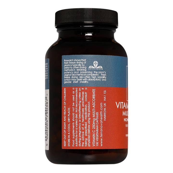 Terranova Vitamin C 250mg Multi-Ascorbate 100 Capsules Immune System Terranova Vitamin C 250mg Multi-Ascorbate Capsules (100) | Immune Support Ireland