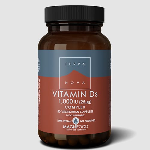 Terranova Vitamin D3 1000IU (50) Immune System