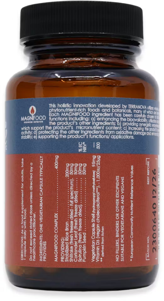 Terranova Vitamin D3 1000IU 50 Capsules Immune System Terranova Vitamin D3 1000IU Capsules | Immune &amp; Bone Support Ireland