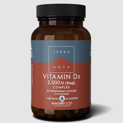 Terranova Vitamin D3 2000IU (50) Immune System