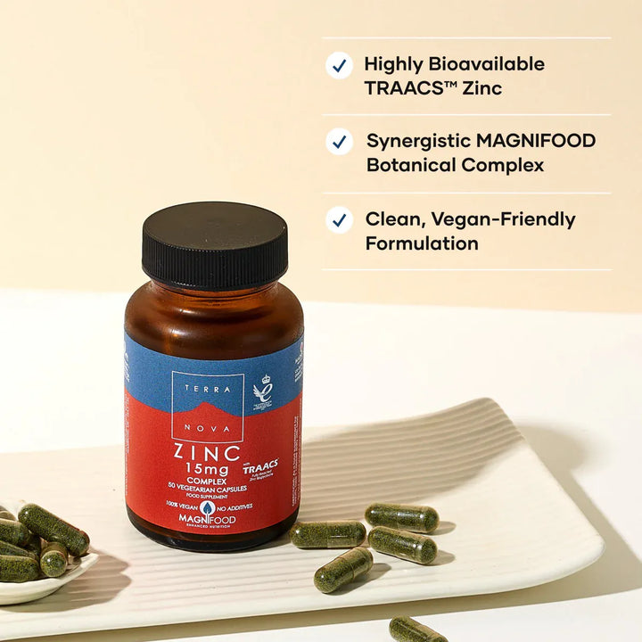 Terranova Zinc 15mg (50) Immune System Terranova Zinc 15mg (50)