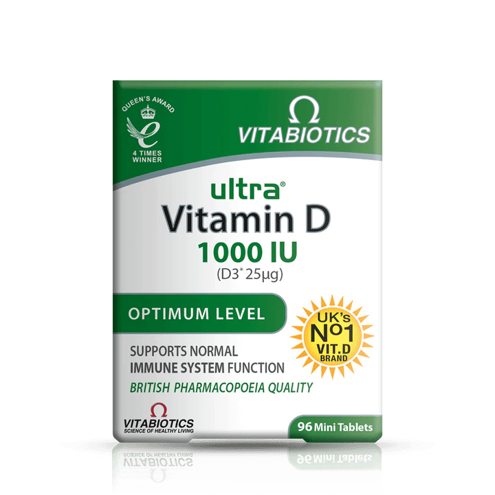 Vitabiotics Ultra Vitamin D3 1,000IU (96) Immune System