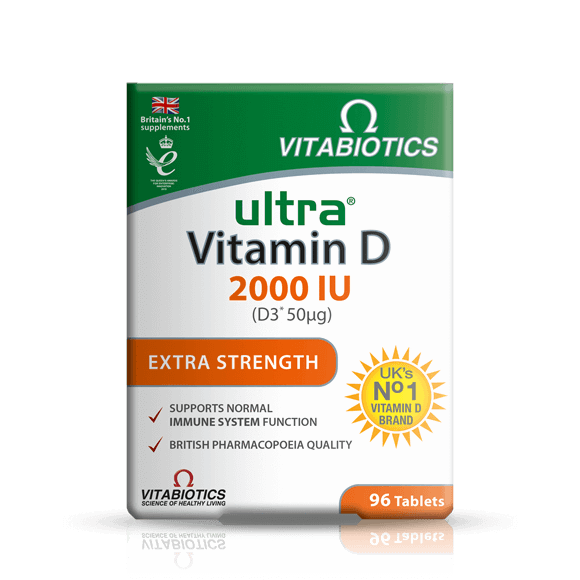 Vitabiotics - Ultra Vitamin D3 with 2,000IU (96) Immune System