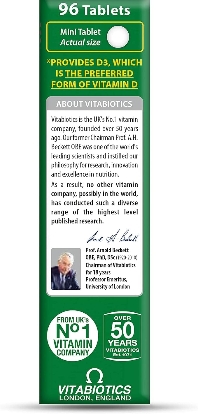 Vitabiotics Ultra Vitamin D3 2,000IU (96) Immune System