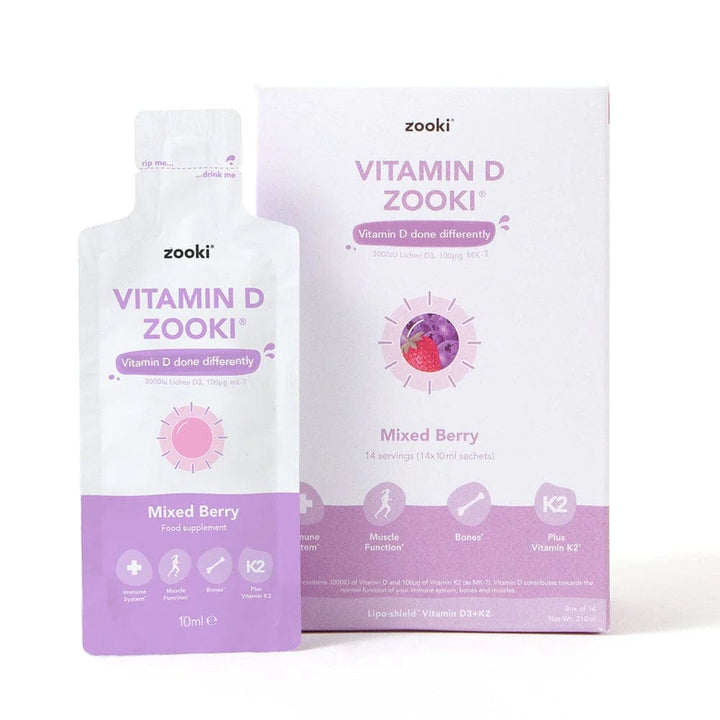 Your Zooki Vitamin D3 & K2 (30 x 15ml) Immune System