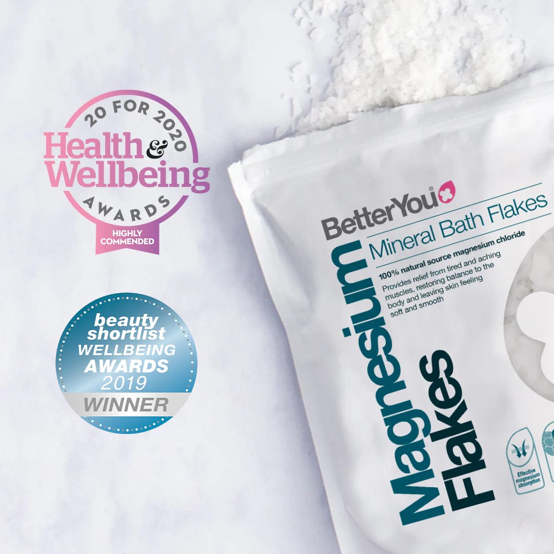 BetterYou Magnesium Flakes (1kg) Joints and Bones