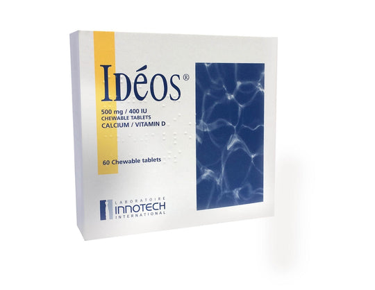 Ideos 500mg/400IU Chewable Tablets 60 | Calcium & Vitamin D Ireland ...
