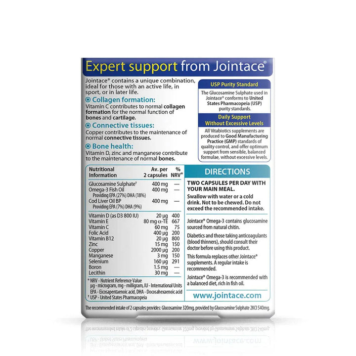 Vitabiotics Jointace Omega 3 Capsules (30) Joints and Bones Vitabiotics Jointace Omega 3 Capsules (30)