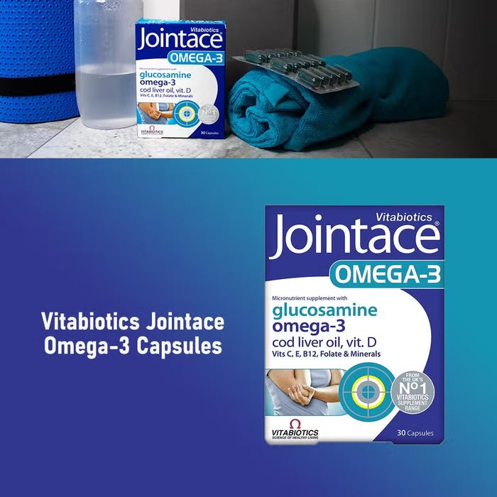 Vitabiotics Jointace Omega-3 Capsules 30 Joints and Bones Vitabiotics Jointace Omega-3 Capsules 30 | Joint Support Ireland