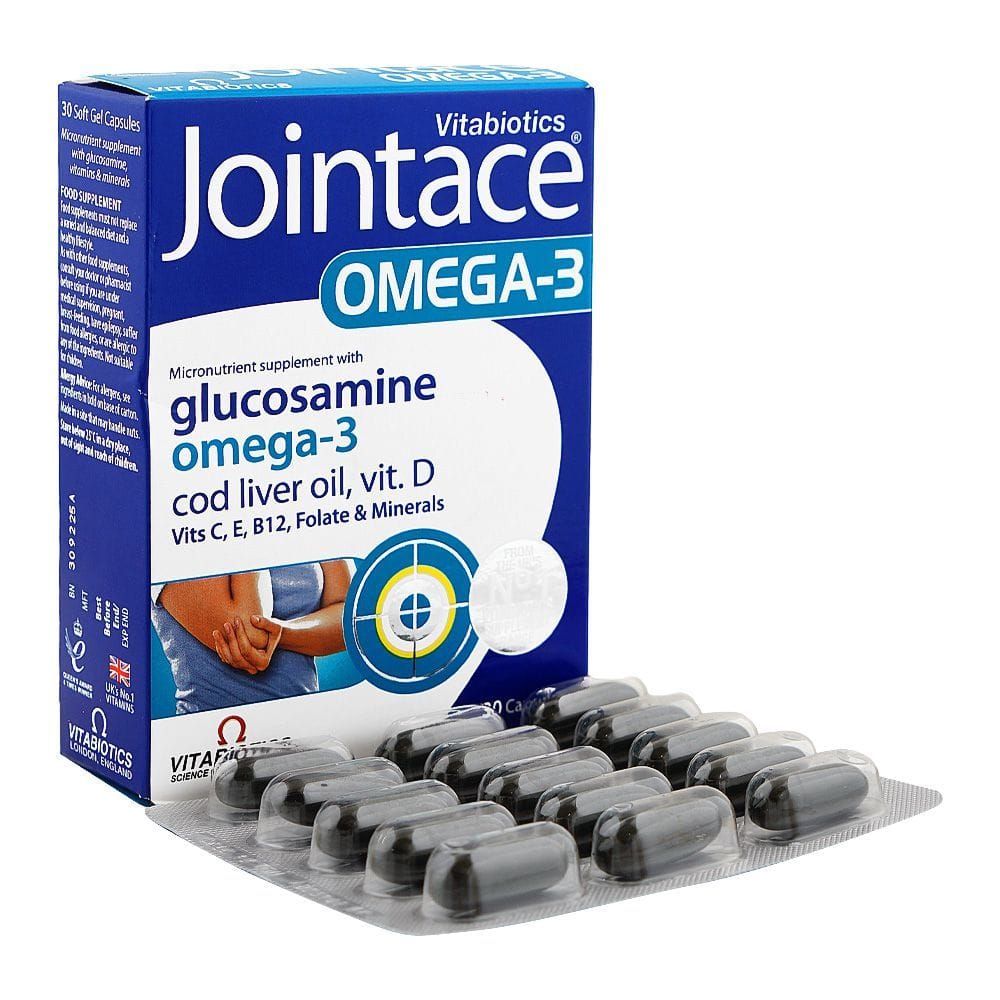 Vitabiotics Jointace Omega-3 Capsules 30 Joints and Bones Vitabiotics Jointace Omega-3 Capsules 30 | Joint Support Ireland