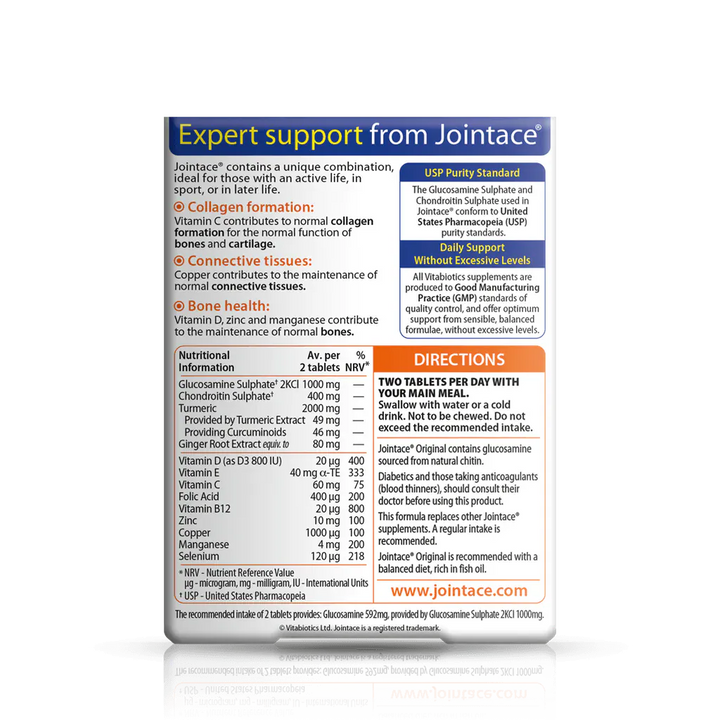 Vitabiotics Jointace Original 30 Tablets Joints and Bones Vitabiotics Jointace Original 30 Tablets | Joint Support Ireland