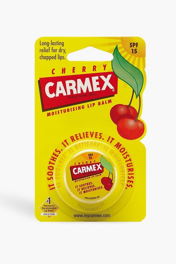 Carmex Cherry Pot Moisturising Lip Balm SPF 15 Lip Care