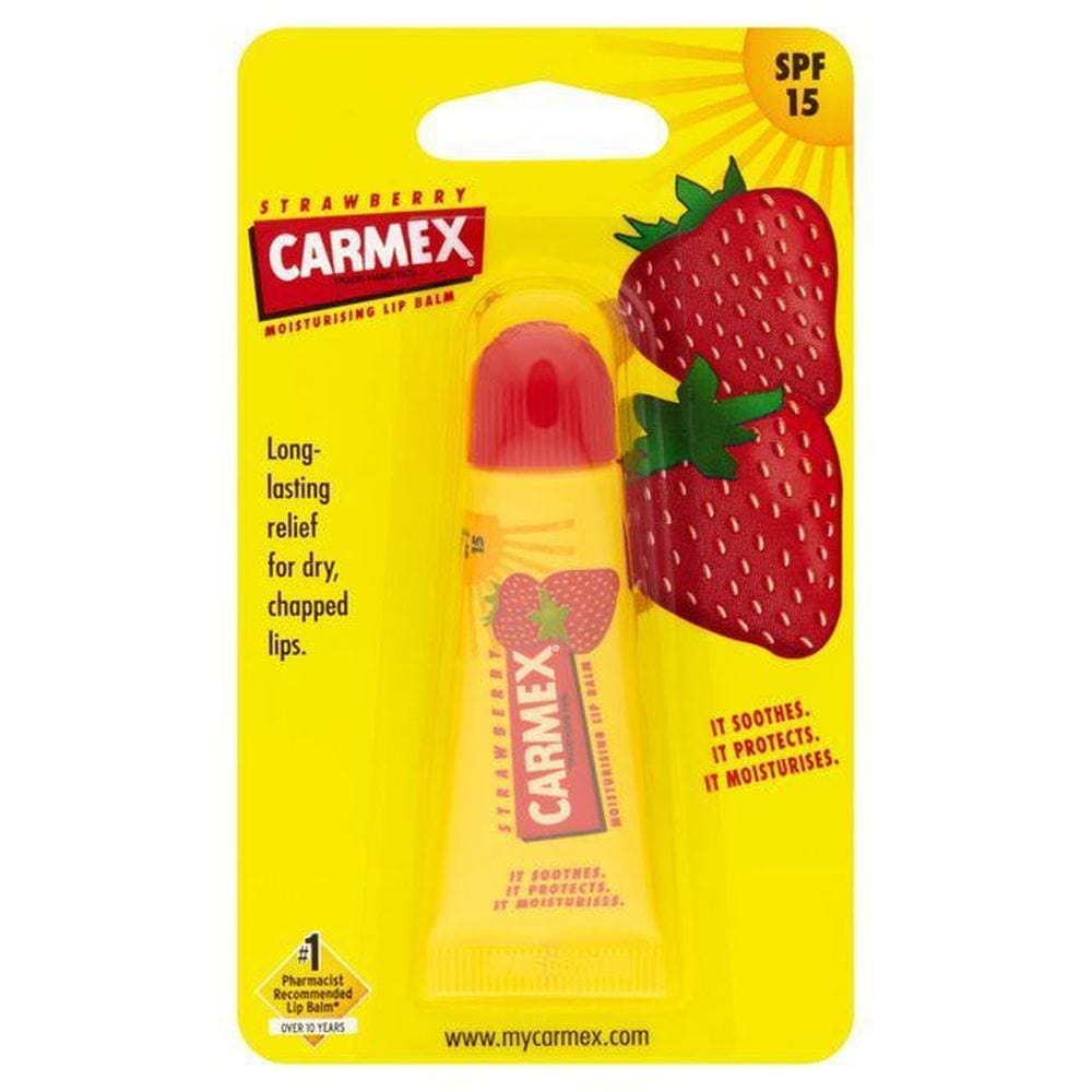 Carmex Lip Balm Tube Strawberry SPF15 (10g) Lip Care