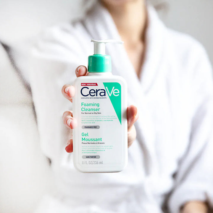 CeraVe Foaming Cleanser 236ml Make Up Accessories CeraVe Foaming Cleanser 236ml | Oily Skin Cleanser Ireland