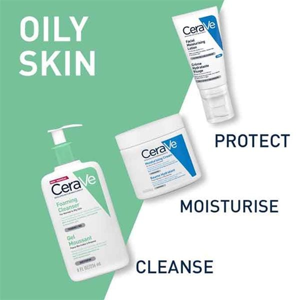 CeraVe Foaming Cleanser 236ml Make Up Accessories CeraVe Foaming Cleanser 236ml | Oily Skin Cleanser Ireland