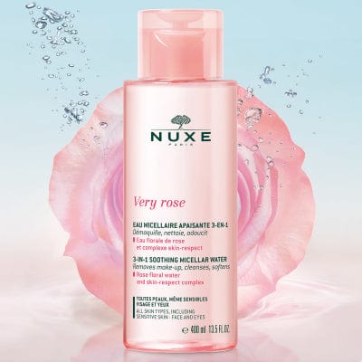 NUXE Very Rose 3-in-1 Soothing Micellar Water 400ml Make Up Accessories