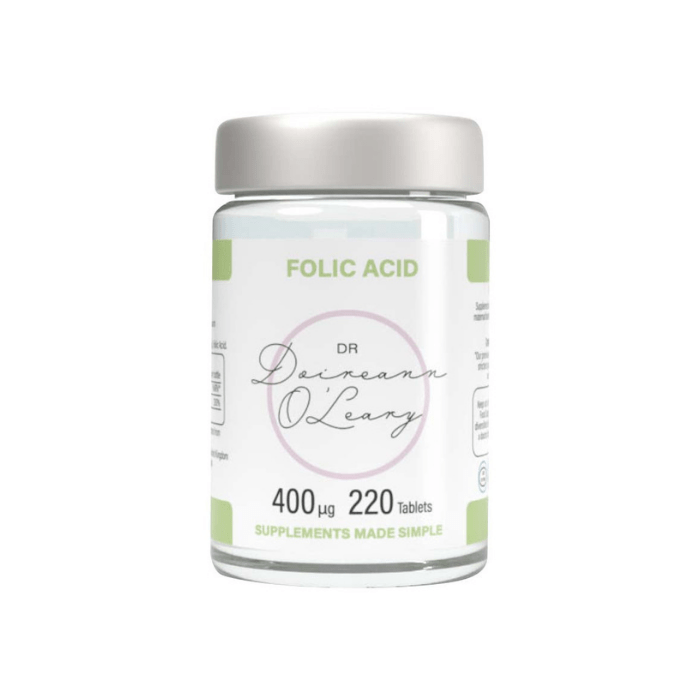 Dr Doireann Folic Acid 400mcg (220 tablets) Maternity