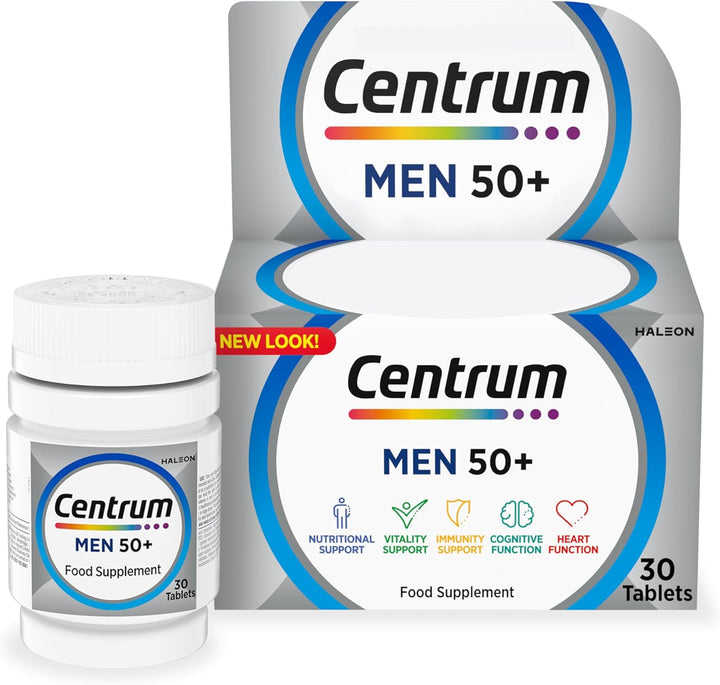 Centrum Men 50+ Multivitamin Tablets 30 Mens Health