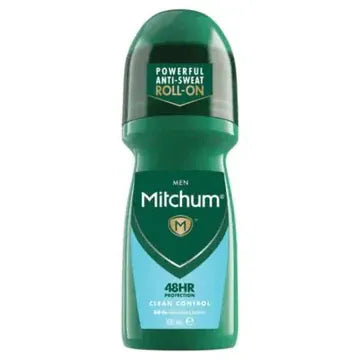 Mitchum for Men Clean Control Roll On Deodorant 100ml Mens Toiletries Mitchum for Men Clean Control Roll On Deodorant 100ml