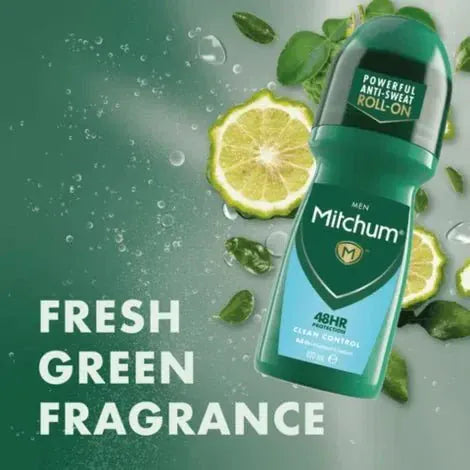 Mitchum for Men Clean Control Roll On Deodorant 100ml Mens Toiletries Mitchum for Men Clean Control Roll On Deodorant 100ml