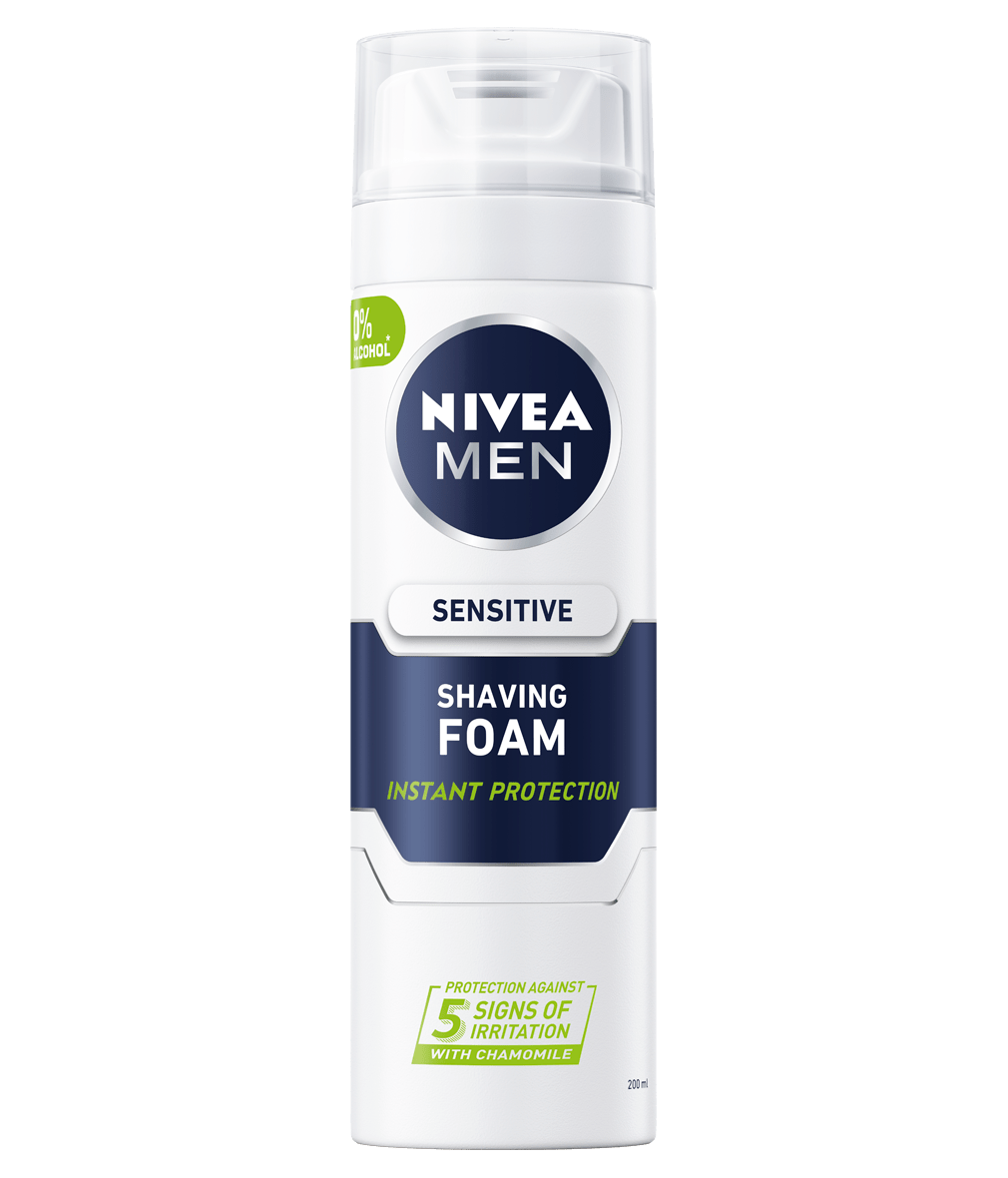 Nivea Men Sensitive Shaving Foam (200ml) Mens Toiletries