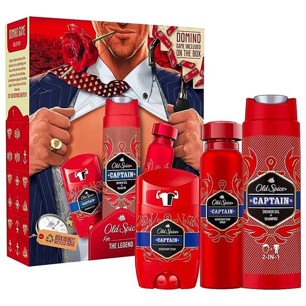 OLD SPICE The Gentleman Gift Set Mens Toiletries OLD SPICE The Gentleman Gift Set