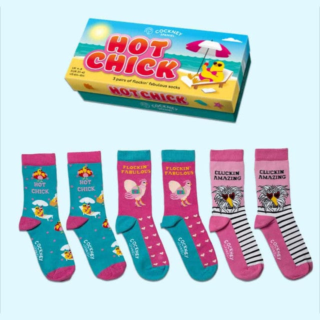 Sock Academy Hot Chicks Set 3 Socks Mens Toiletries Sock Academy Hot Chicks Set 3 Socks