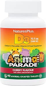 Animal Parade Vitamin D3 500IU 90 Multi Vitamins