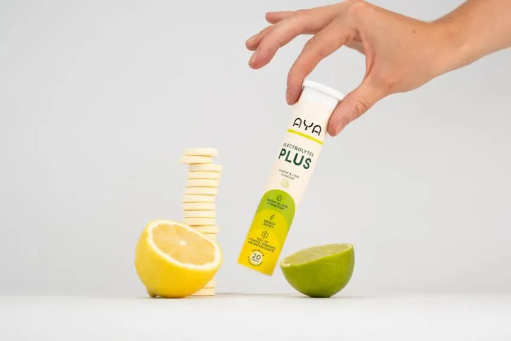 AYA Electrolytes Plus Effervescent Lemon &amp; Lime 20 Tablets Multi Vitamins AYA Electrolytes Plus Effervescent Lemon &amp; Lime 20 Tablets | Hydration Support