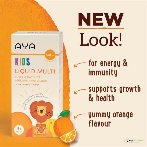 AYA Kids Liquid Multi 300ml Multi Vitamins AYA Kids Liquid Multi 300ml