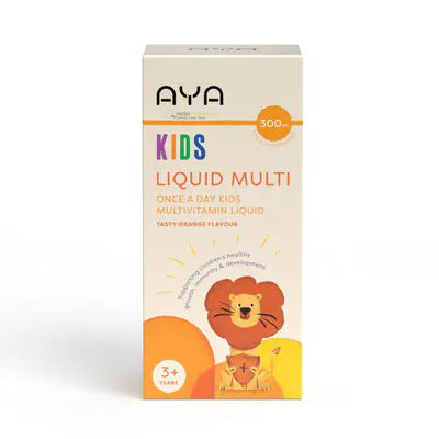 AYA Kids Liquid Multi 300ml Multi Vitamins AYA Kids Liquid Multivitamin 300ml | Children’s Daily Vitamin Ireland