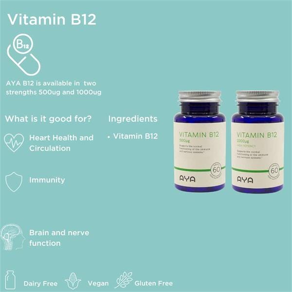 AYA Vitamin B12 1000mcg (120) Multi Vitamins