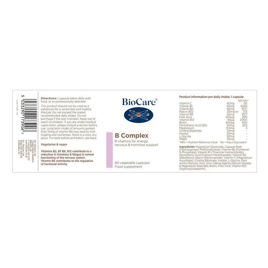 B Complex | BioCare (90) Multi Vitamins