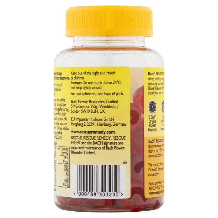 Bach Rescue Day Gummies Orange 60 Gummies Multi Vitamins Bach Rescue Day Gummies Orange 60 Gummies | Lir Pharmacy