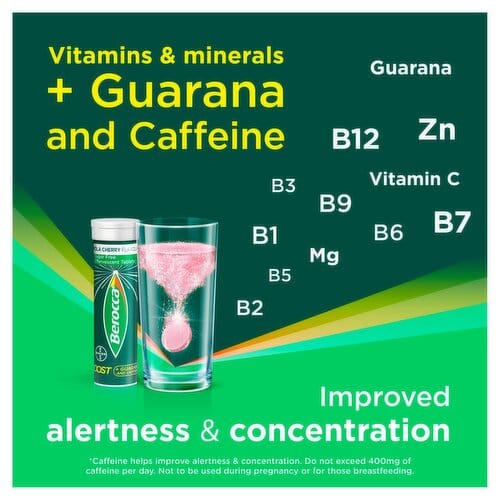 Berocca Boost Effervescent Tablets (30) Multi Vitamins