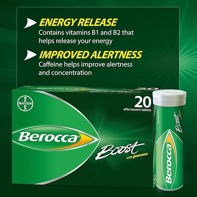 Berocca Boost Effervescent Tablets (30) Multi Vitamins