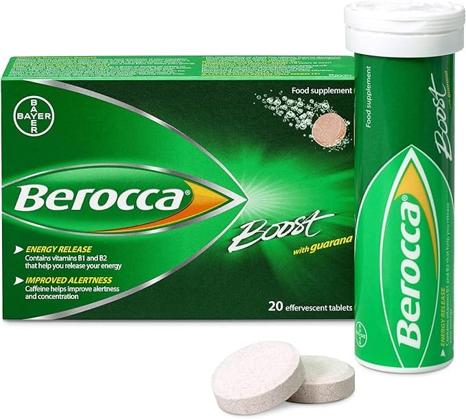 Berocca Boost Effervescent Tablets (30) Multi Vitamins