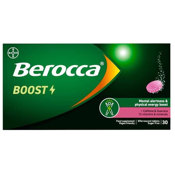 Berocca Boost Effervescent Tablets (30) Multi Vitamins Berocca Boost Effervescent Tablets (30)