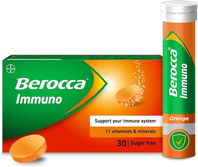 Berocca Immuno Effervescent Tablets 30 Multi Vitamins Berocca Immuno Effervescent Tablets 30